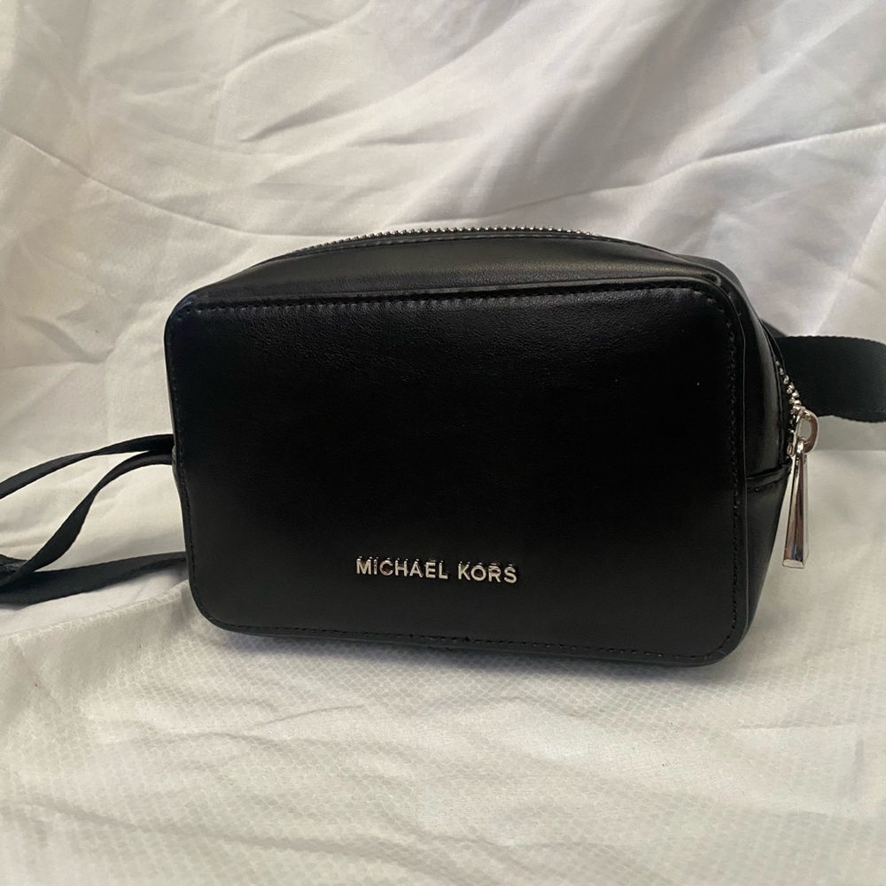 Michael Kors Square Black Fanny Pack Bag